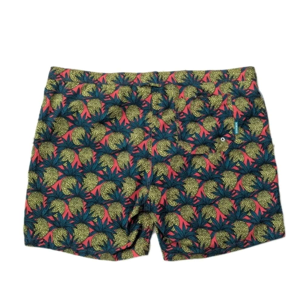 Bonobos Riviera Pineapple Print Swim Trunks 7